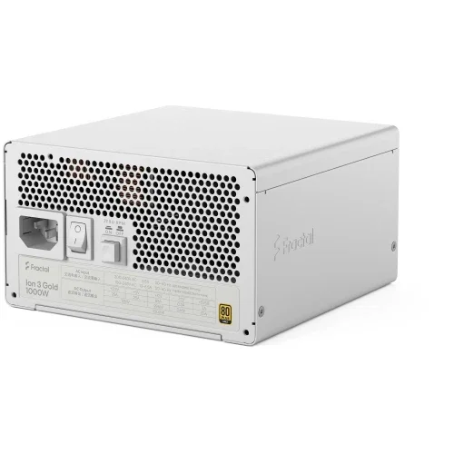Fractal Design FD-P-IA3G-101-EU-WT Fuente de Alimentación Ion 3 1000W 80 Plus Gold ATX Blanca