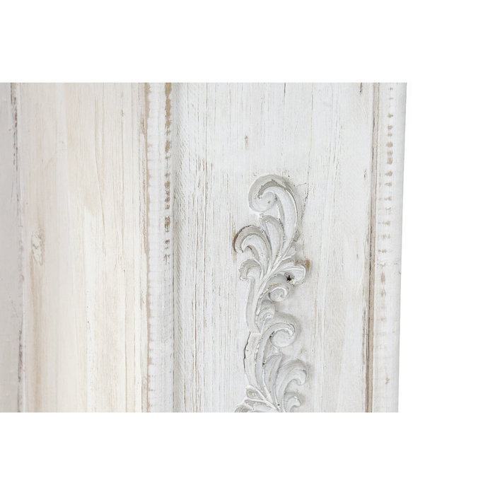 Frontal de chimenea Home ESPRIT Beige Abeto Acabado envejecido 88 cm 130 x 29,5 x 98 cm