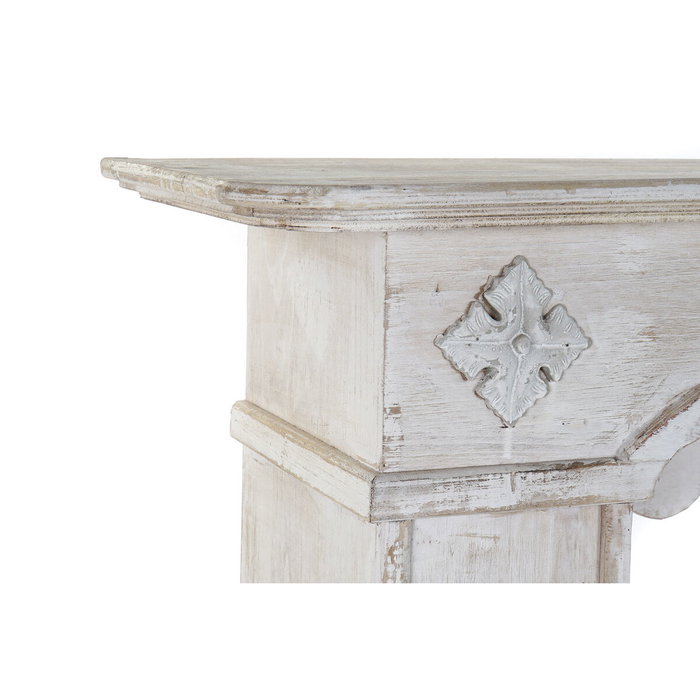 Frontal de chimenea Home ESPRIT Beige Abeto Acabado envejecido 88 cm 130 x 29,5 x 98 cm