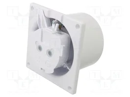 ORNO Ventilador axial blanco 120x120x89mm 230VAC