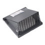 Edm Rejilla ventilación con campana ABS Ø 100mm Gris antracita 170x170mm
