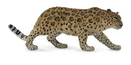 Collecta Leopardo del Amur XL 88708 Figura de Animal Salvaje Pintada a Mano Réplica a Escala +
