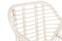DKD Home Decor Silla de Ratán Sintético Blanco