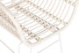 DKD Home Decor Silla de Ratán Sintético Blanco