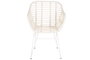 DKD Home Decor Silla de Ratán Sintético Blanco