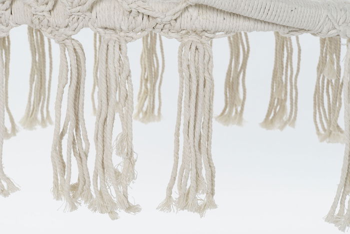 DKD Home Decor Silla Colgante para Terraza y Jardín, Crudo, 63 x 120 x 80 cm