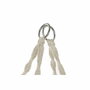 DKD Home Decor Silla Colgante de Algodón y Acero Crudo