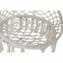 DKD Home Decor Silla Colgante de Algodón y Acero Crudo