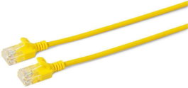 MicroConnect Cable de Red CAT6 U/UTP Slim 0,15 m Amarillo