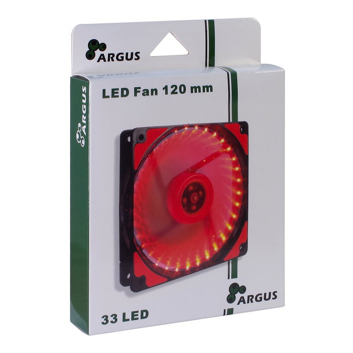 Inter-Tech ARGUS L-12025 RD 120x120x25 mm Inter-Tech ARGUS L-12025 RD 120x120x25 mm