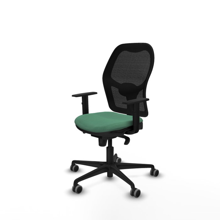 PIQUERAS Y CRESPO Silla de oficina Jorquera Verde Esmeralda y Negro