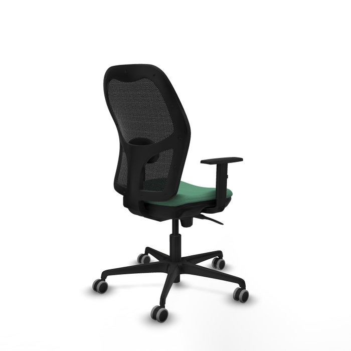 PIQUERAS Y CRESPO Silla de oficina Jorquera Verde Esmeralda y Negro