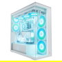 ARCTIC Xtender VG Torre PC Midi Blanca con Ventana de Cristal Templado para Gaming, GPU Vertical, RGB, Gestión de Cables, Soporte EATX, USB 3.2, 7 Ranuras