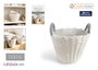 Inde Cesta Almacenaje Redonda 32x26 cm Confortime (6 Unidades)