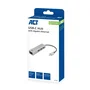 Act AC7055 Hub USB-C con 3 puertos USB-A y Ethernet Gigabit, Gris