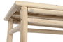 DKD Home Decor Mesa de Teca Natural Cvtroncos