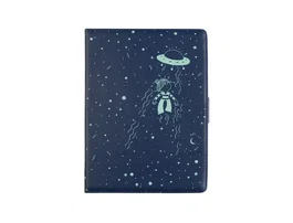 Wondee Funda Universal para Tablet 10.2-10.4 Pulgadas La Volátil® - Diseño Artístico, Protección contra Golpes y Arañazos, Ilustración Exclusiva, Ideal para Uso Diario
