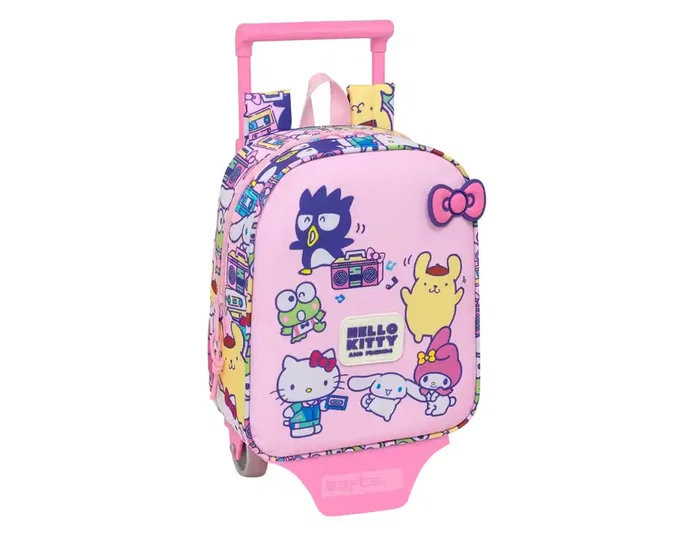 Safta Mochila y Carro Hello Kitty & Friends