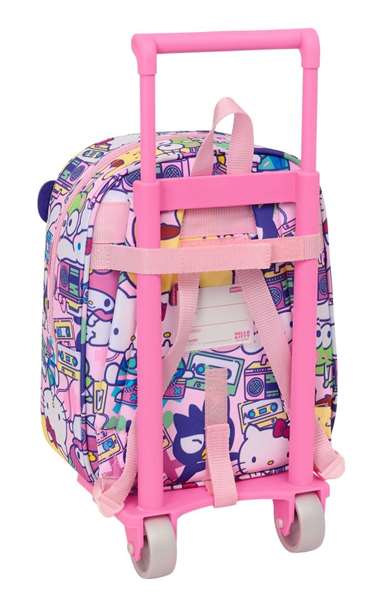Safta Mochila y Carro Hello Kitty & Friends
