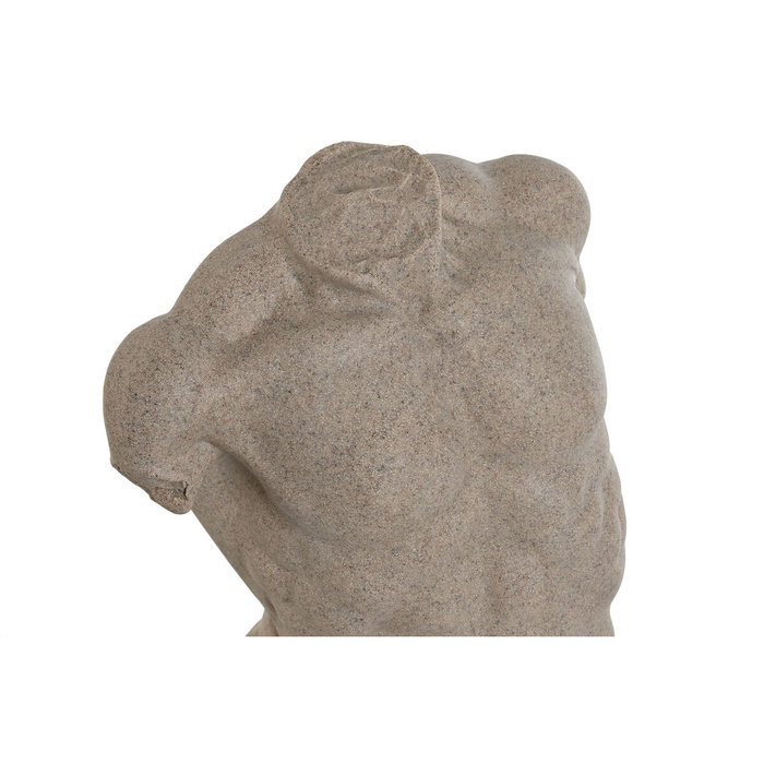 DKD Home Decor Figura de Torso en Resina con Acabado Rugoso Marrón