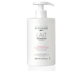 Byphasse Leche Desmaquillante Douceur con Vitamina E y Pro-Vitamina B5, 500 ml, para Eliminar Maquillaje e Impurezas