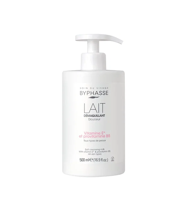 Byphasse Leche Desmaquillante Douceur con Vitamina E y Provitamina B5 500 ml Byphasse Leche Desmaquillante Douceur con Vitamina E y Provitamina B5 500 ml