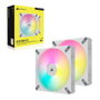 Corsair AF140 RGB ELITE White Pack de 2 Ventiladores de Caja 140mm