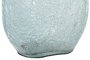 DKD Home Decor Jarrón de Cristal y Aluminio con Concha Azul