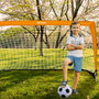 Aktive Sports Portería de fútbol plegable 200x100x100 cm