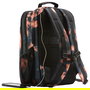 HP Mochila Campus XL Tie Dye para Portátil de 16.1 Pulgadas, Negra y Naranja, Resistente al Agua