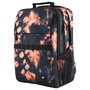 HP Mochila Campus XL Tie Dye para Portátil de 16.1 Pulgadas, Negra y Naranja, Resistente al Agua