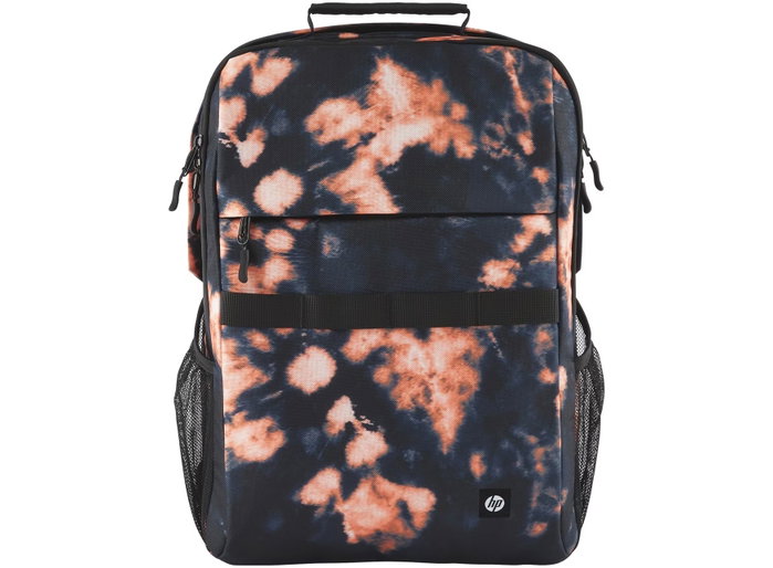 HP Campus XL Tie Dye Backpack Negro y Naranja