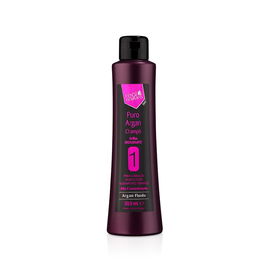 Real Natura Champô Sem Sal Puro Argan (Paso 1) 300ml Tratamiento Cabello Liso