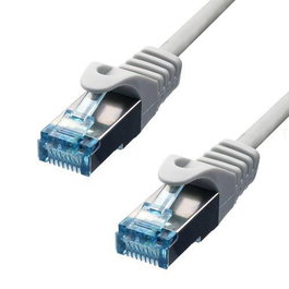 ProXtend Cable de Ethernet CAT6A S/FTP Gris 7m, 26 AWG Cobre Puro 99.9%, LSZH, Conector Chapado en Oro 50U