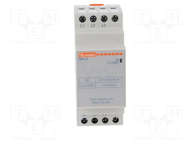 LOVATO ELECTRIC PMV20A575 Relé de monitorización de tensión SPDT LOVATO ELECTRIC PMV20A575 Relé de monitorización de tensión SPDT