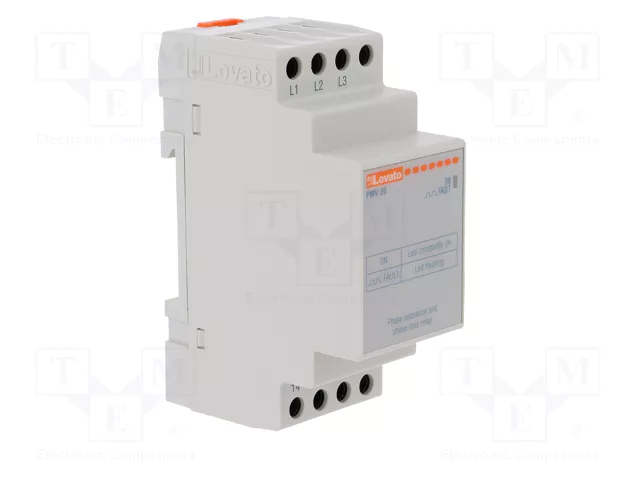 LOVATO ELECTRIC PMV20A575 Relé de monitorización de tensión SPDT LOVATO ELECTRIC PMV20A575 Relé de monitorización de tensión SPDT