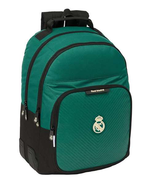 Safta Mochila Doble Adaptable a Carro Real Madrid 2ª Equipación 26/27 Safta Mochila Doble Adaptable a Carro Real Madrid 2ª Equipación 26/27