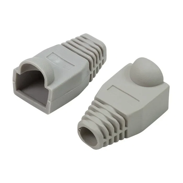 Equip Funda Sujetacables para Conectores RJ-45, Gris, Paquete de 100 Piezas, RoHS, Ref. 151177
