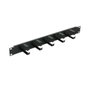 Phasak PA 3301 Panel frontal para rack 19 con guías de cables 1U