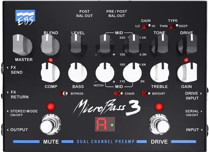EBS Preamplificador Microbass Professional - 2 Canales