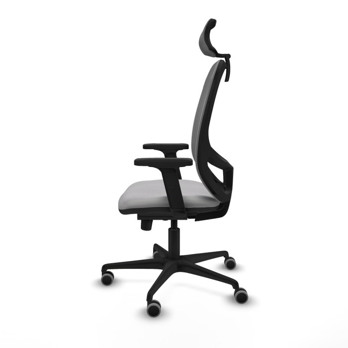 PIQUERAS Y CRESPO Silla de oficina Cilanco con mecanismo Sincro, Gris
