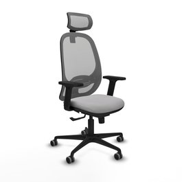PIQUERAS Y CRESPO Silla de oficina Cilanco con mecanismo Sincro, Gris