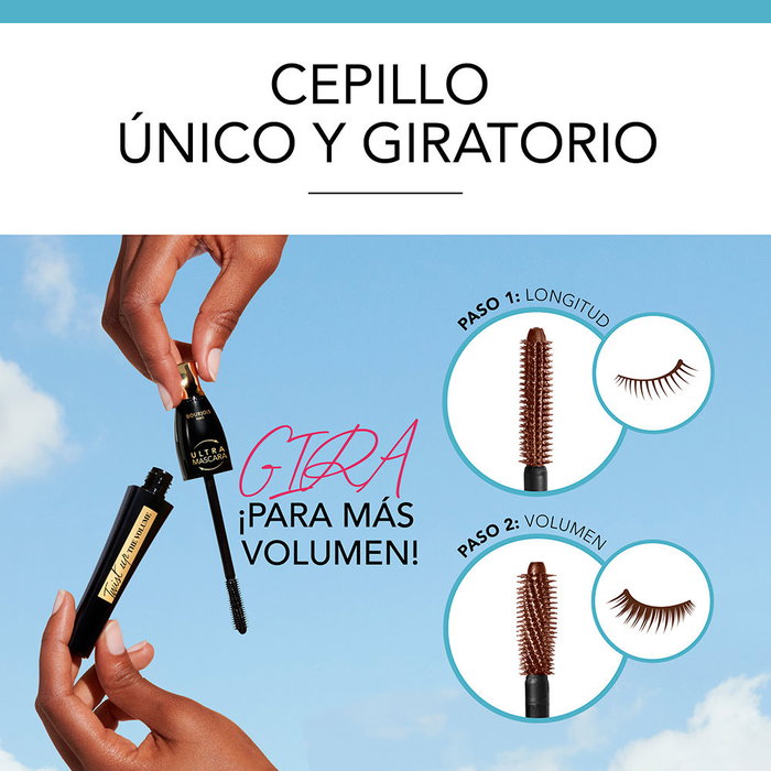 BOURJOIS Twist Up The Volume Máscara de Pestañas #002 Brown 8 ml BOURJOIS Twist Up The Volume Máscara de Pestañas #002 Brown 8 ml