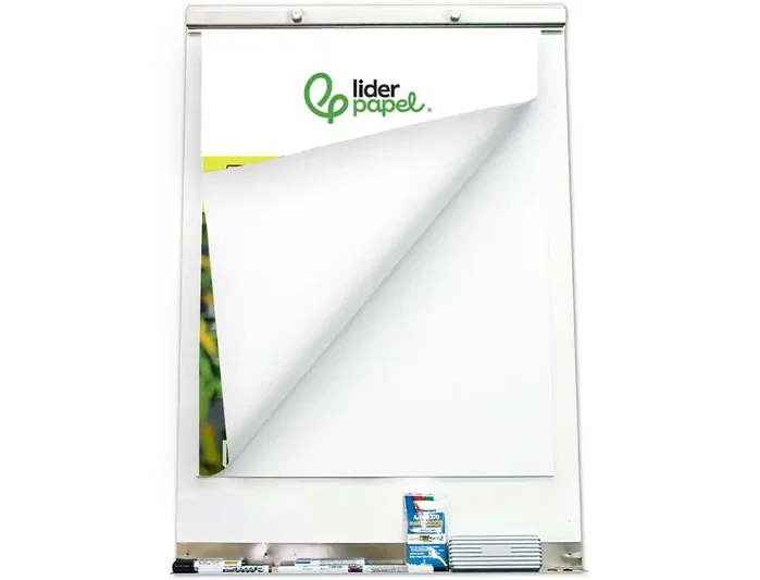 Liderpapel Bloc Congreso para Pizarra - 25+5 Hojas - Papel Liso 80 g/m² - 630 x 840 mm (63x84 cm)