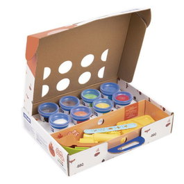 Milan Maletín Soft Dough Pasta Blanda con Herramientas de Barbacoa 8 Botes 59 g y 13 Piezas