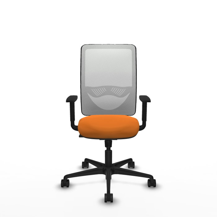 PIQUERAS Y CRESPO Silla de oficina Zulema Naranja y Blanco PIQUERAS Y CRESPO Silla de oficina Zulema Naranja y Blanco