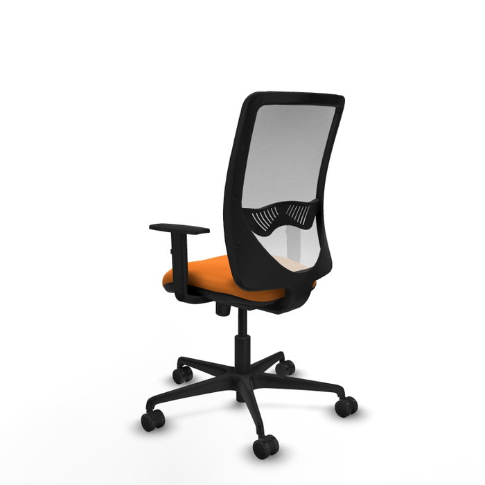 PIQUERAS Y CRESPO Silla de oficina Zulema Naranja y Blanco PIQUERAS Y CRESPO Silla de oficina Zulema Naranja y Blanco