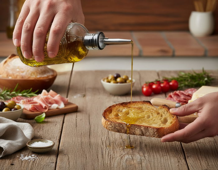 Inde Aceitera Vidrio con Tapón 220 ml 6.3x6.3x18 cm (24 Unidades)