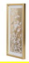 DKD Home Decor Cuadro Oriental Dorado, Set de 3 Unidades, 60x30x3.5 cm, Cristal y Poliestireno, Diseño Ramas