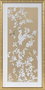 DKD Home Decor Cuadro Oriental Dorado, Set de 3 Unidades, 60x30x3.5 cm, Cristal y Poliestireno, Diseño Ramas